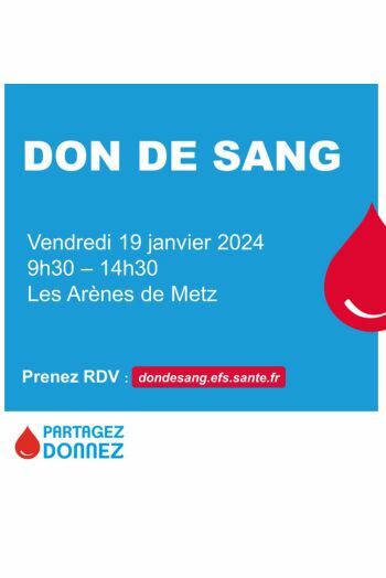 affiche don de sang