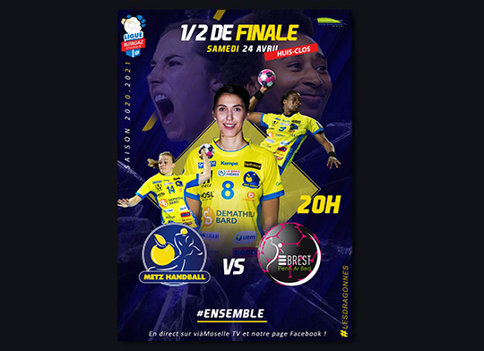 affiche handball
